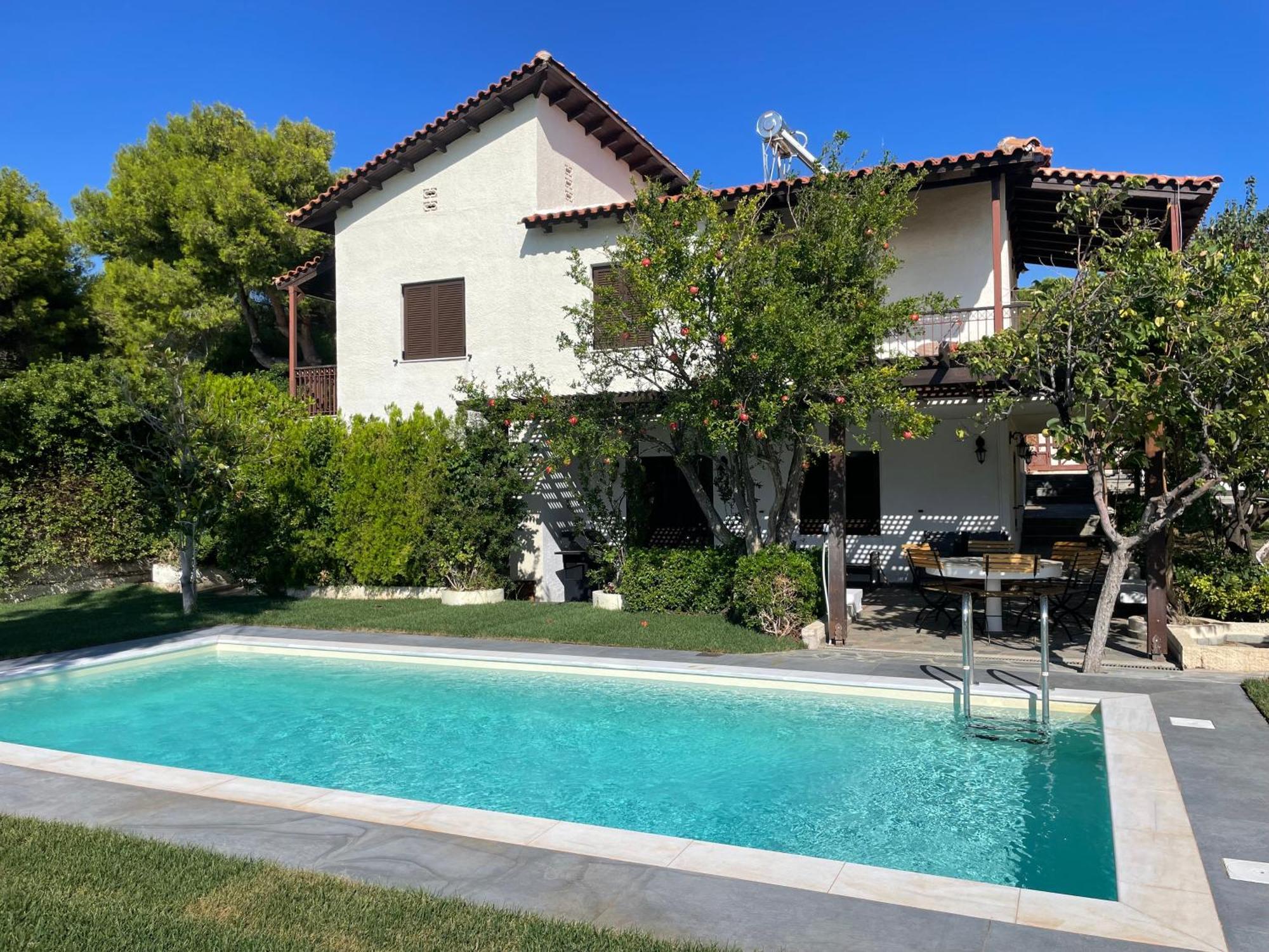Villa Sounio Соунио Екстериор снимка