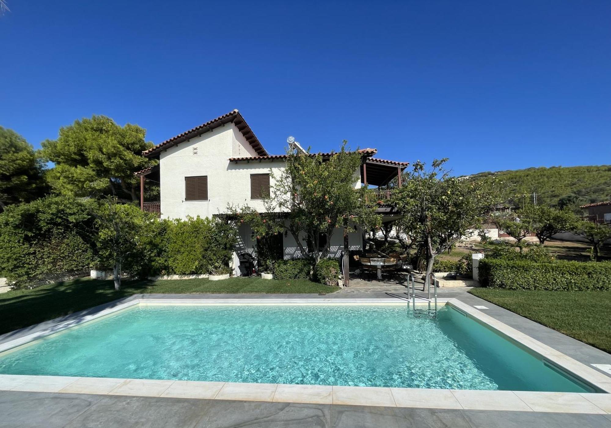 Villa Sounio Соунио Екстериор снимка