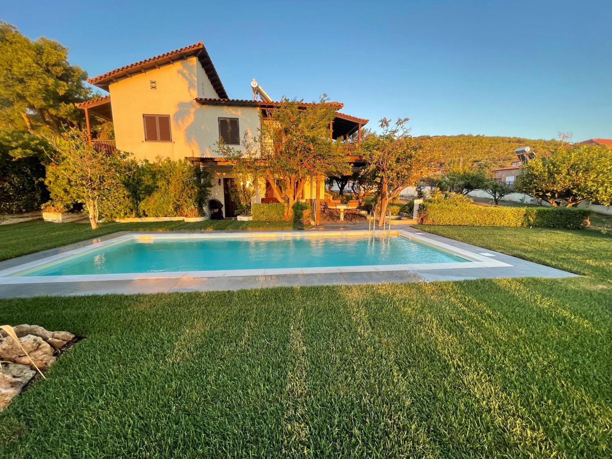 Villa Sounio Соунио Екстериор снимка