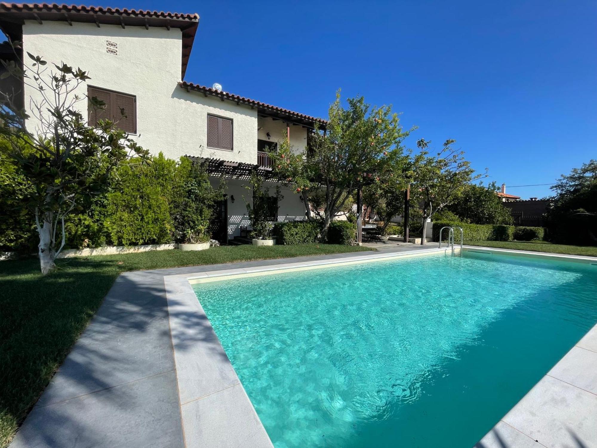 Villa Sounio Соунио Екстериор снимка